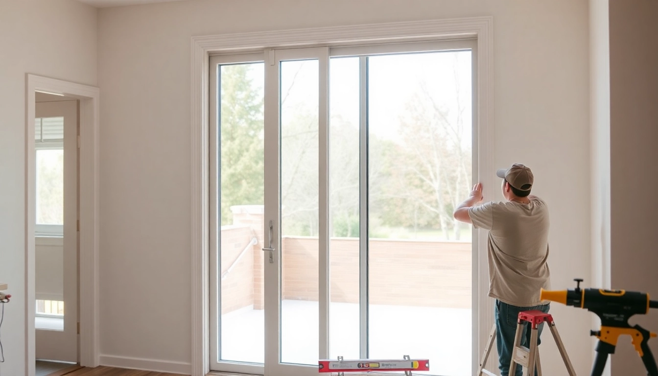 A guide showing how to replace a sliding glass door in a modern home.