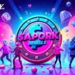 Bold APORK for Rebels logo with gambling symbols and multi-chain icons, highlighting community