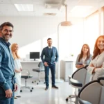Ventura Bright Dental team providing friendly dental care in clean, modern clinic setting