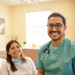 Ventura Bright Dental team providing friendly dental care in a modern, welcoming clinic setting