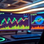 Aicoin trading platform showcasing real-time market data and AI-driven charts for investors